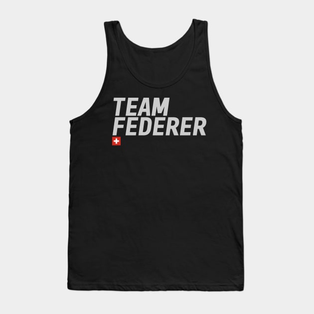 Team Roger Federer Tank Top by mapreduce